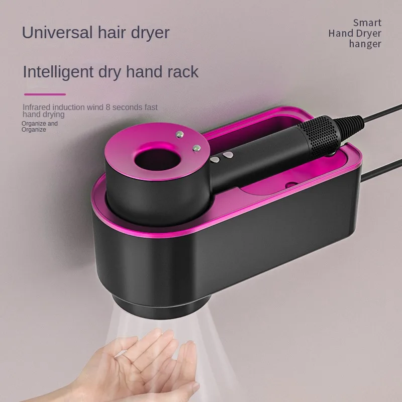 Hot Sale Home Storage Countertop Hair Dryer Holder Bathroom Acrylic Hair Styling Product Skin Care Products Tool Box Organizer