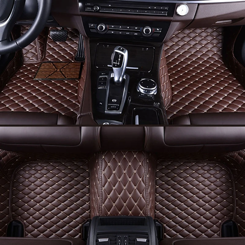 Custom car mats leather car floor mats For KIA Rio Niro K3 K5 Soul Ceed Cerato Forte Spectra Sportage Optima Car Floor Mats