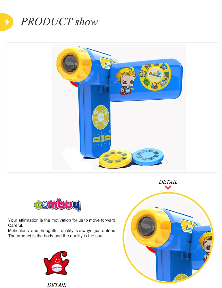 Educational play children slid video projector toy for kids