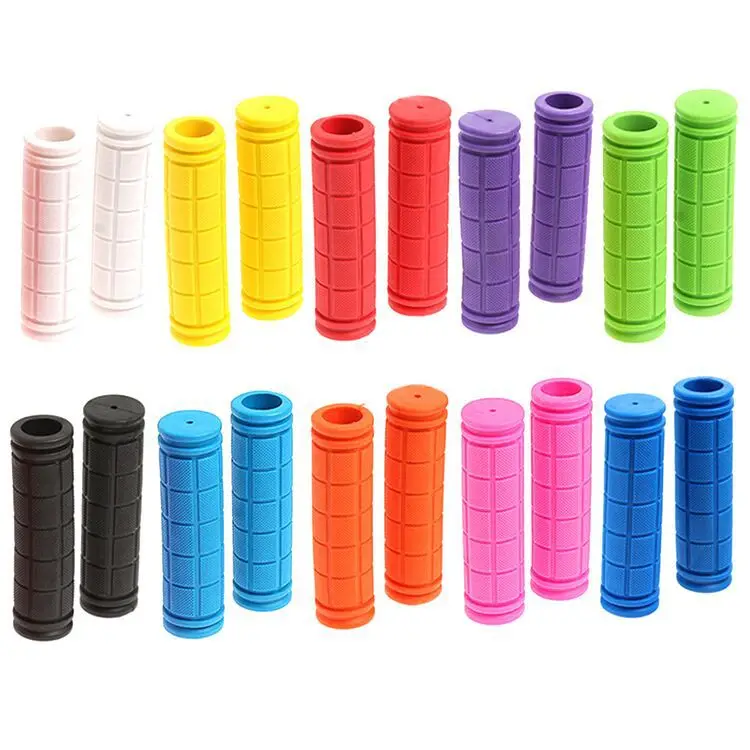 High Quality Bicycle Handle bar Grip Silica Gel Racing Mountain Bike Soft Rubber Handlebar Cover Bike Parts Bicycle Accessories