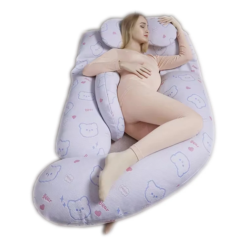 High Quality Low Price Maternity Pillow Body Pregnancy Pillow Memory Foam Pregnancy Belly Support