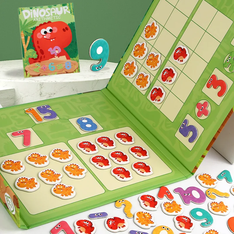 Multifunctional Puzzle Toy for Preschoolers Children Learning Math with Subtraction Arithmetics Paper Counting Number Learning