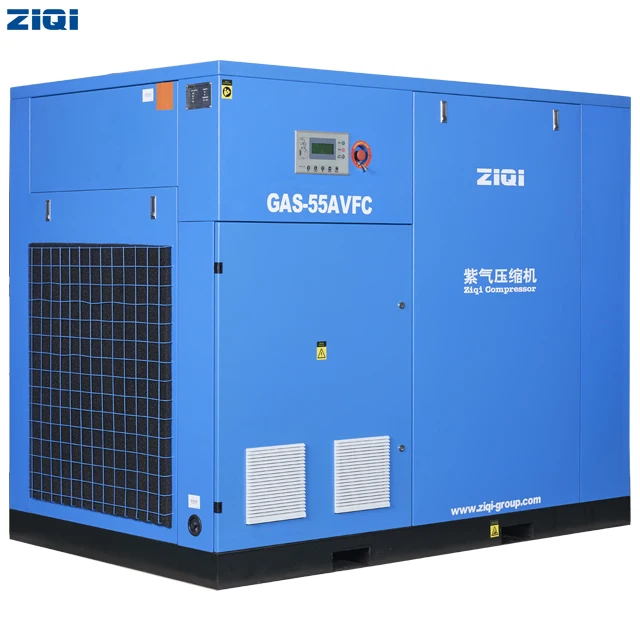 0.7Mpa 0.8Mpa 1.0Mpa 1.3Mpa Industrial High CFM 45Kw 60Hp 220V 380V 415V 440V Three Phase Stationary Rotary Screw Air Compressor