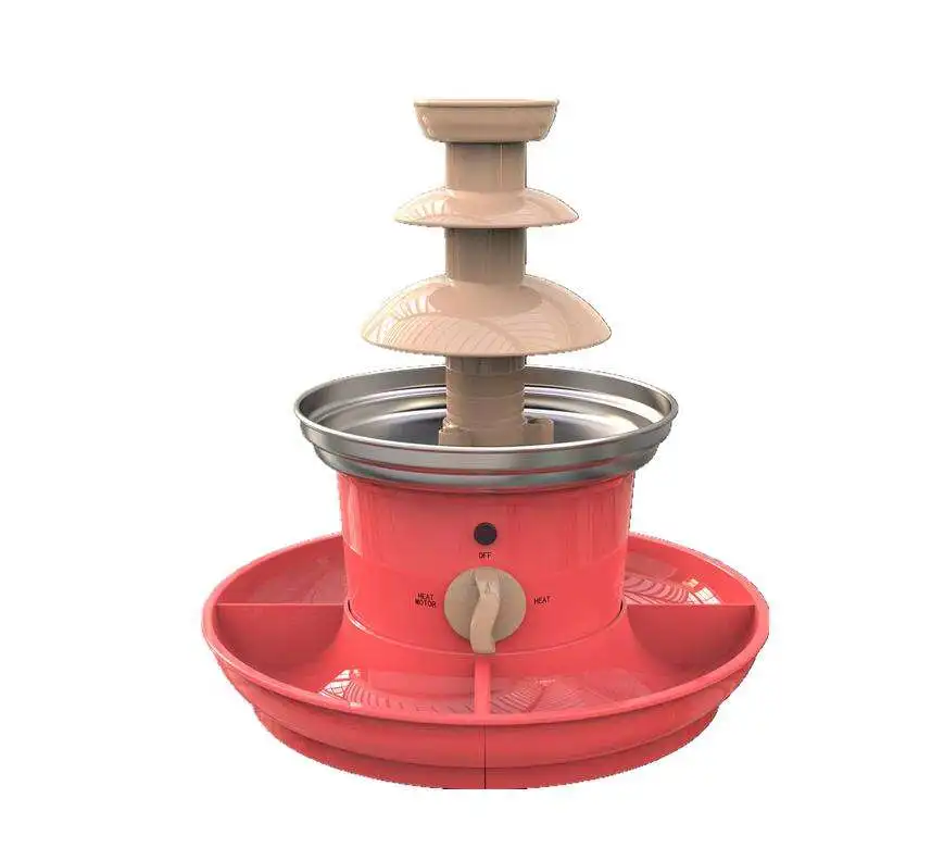 Chocolate Fountain Creative Design Melting Heating Fondue for Party Christmas