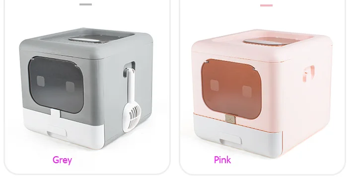 2021 New design foldable Drawer type Cat Litter Box Pet