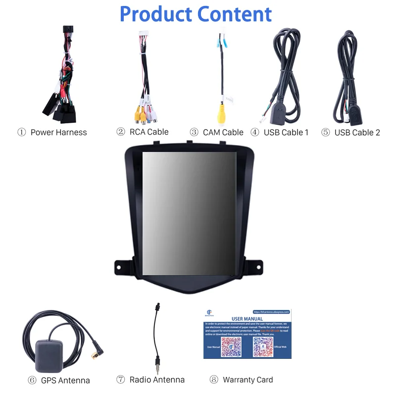 
1.6ghz android car stereo dvd 1024 * 768 Vertical screen car radio for chevy Chevrolet Classic Cruze 2008-2013 