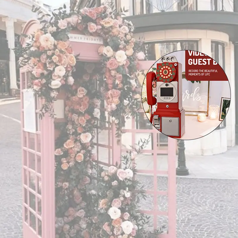 YN Audio guestbook Wedding phone Vintage recording wedding audio guest book phone for wedding party photo booth