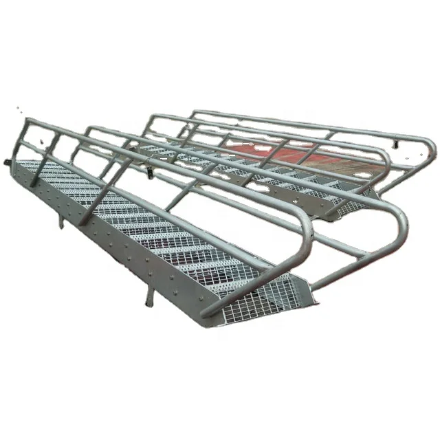 OEM окрашенные или оцинкованные лестницы портовых кранов ступенька и поручни погрузки и разгрузочного оборудования