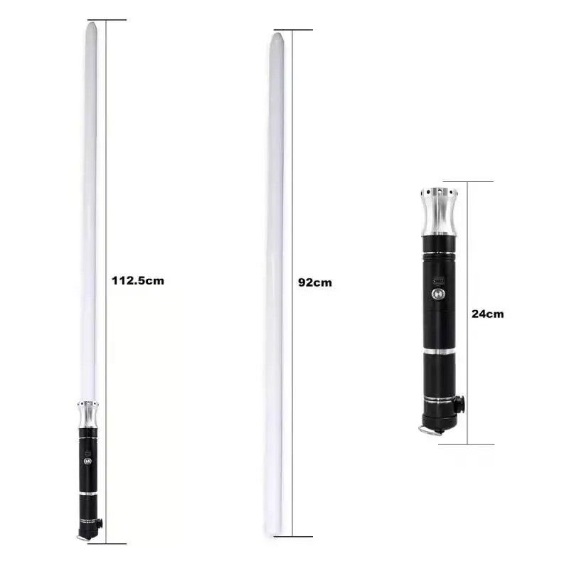 Full Contact Dueling Obiwan Lightsaber Metal Hilt Removable Blade Xenopixel Lightsaber for Birthday Gift Cosplay Fun