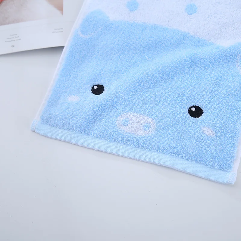 
Wholesale custom color organic terry cotton kids children towel 