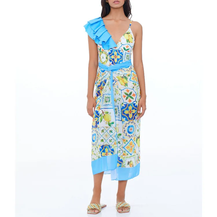 JSN 2023 New trendy beach swimsuit swimwear women Bikinis & Beachwear bikini set with cover up