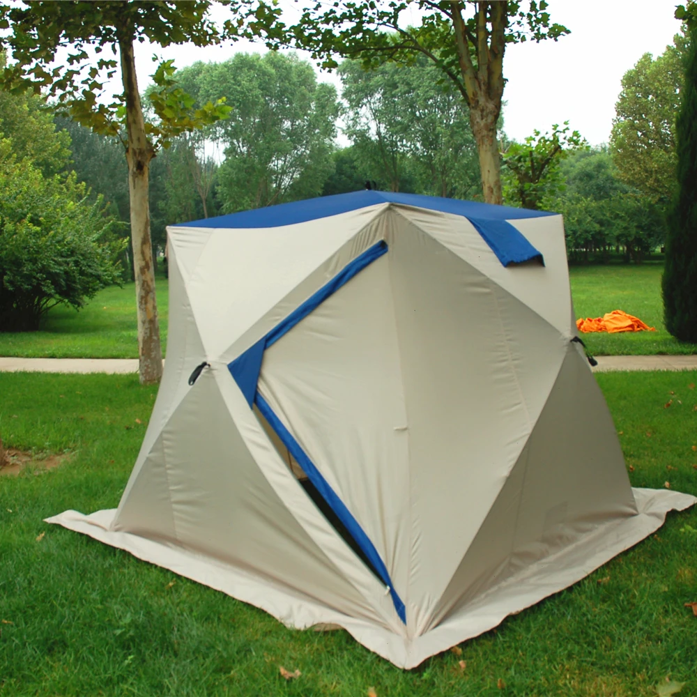 Cube fishing tent winter ice fishing tent 3-4 persons fishing tent
