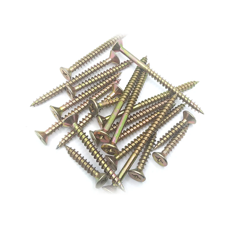 Factory Directly Supplied Fiberboard Screws Galvanized High-strength Cross Countersunk Head Self Tapping Screws Cabinet Screws