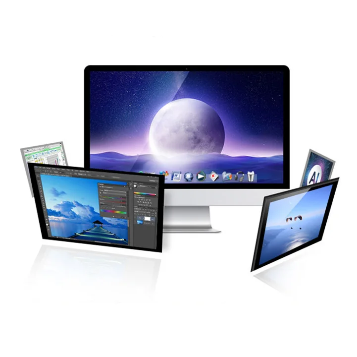 18.5 inch core i3 i5 dual-core HD Graphics 4GB 8GB 256GB touch screen all-in-one pc desktop computer set all in one computers