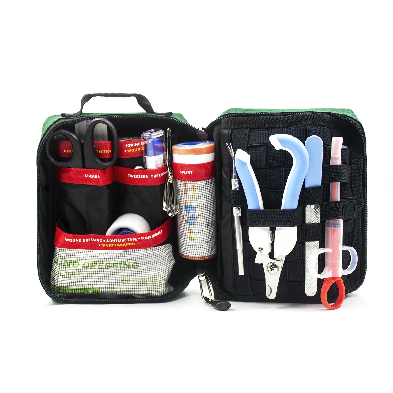 High Quality Wholesale Customized Medical Emergency Cat Animal Pet First Aid Kits Box for dog