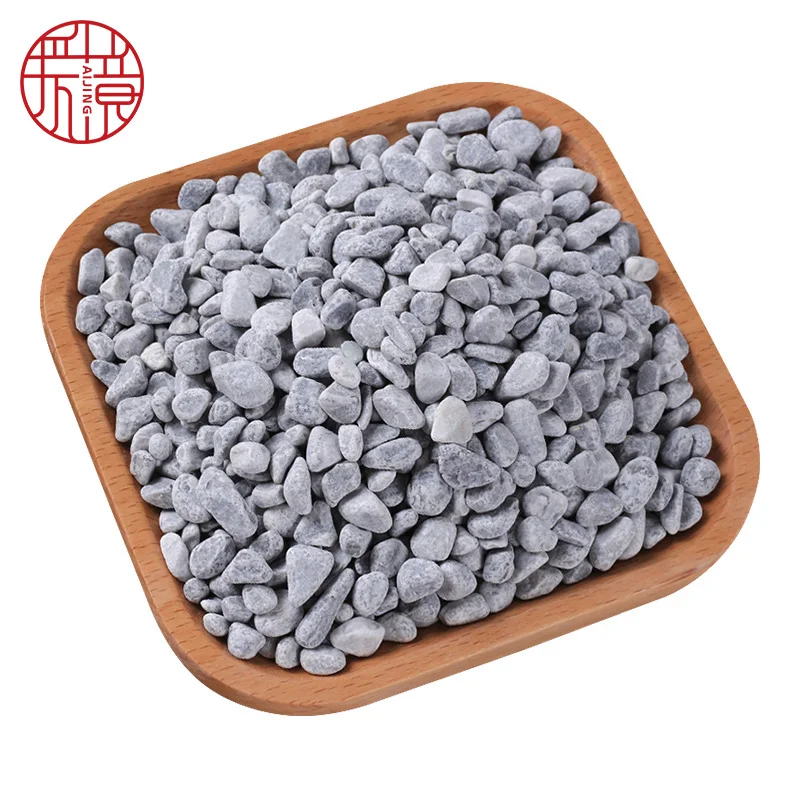 Polished Gravel grey pebble Pebble stone driveway Decoration Of Garden Pebble River Rock