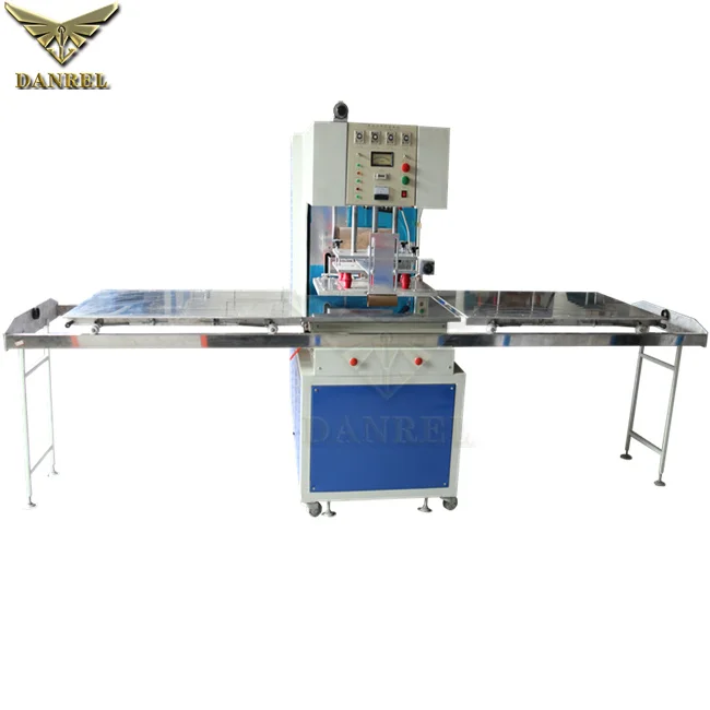 Semiautomatic 8KW Shuttle Tray Type High Frequency Welding Machine for PVC Coil Car Mats, Carpets Leather Pad DANREL DR-T8