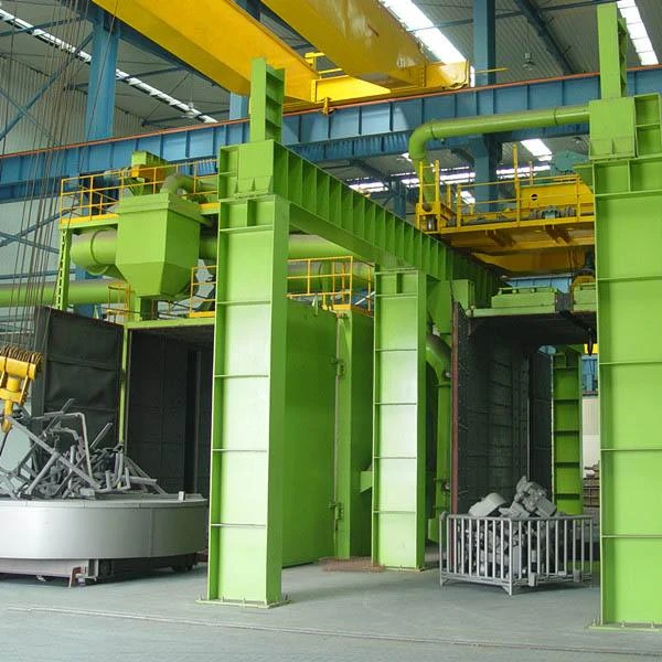Customized enhanced cleaning rust removal paint removal table shot blasting machine