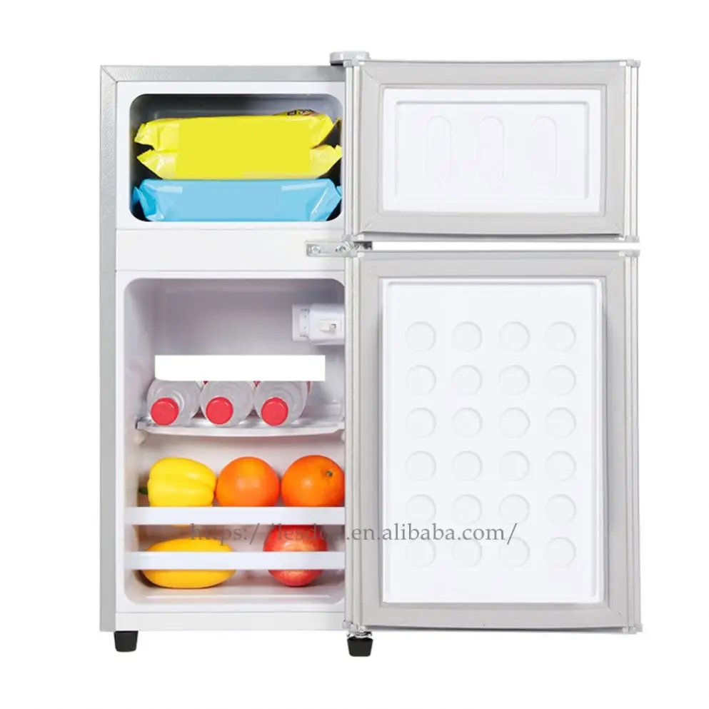 The hotel rents a room to use a household refrigerated mini refrigerator, an office double door refrigerator