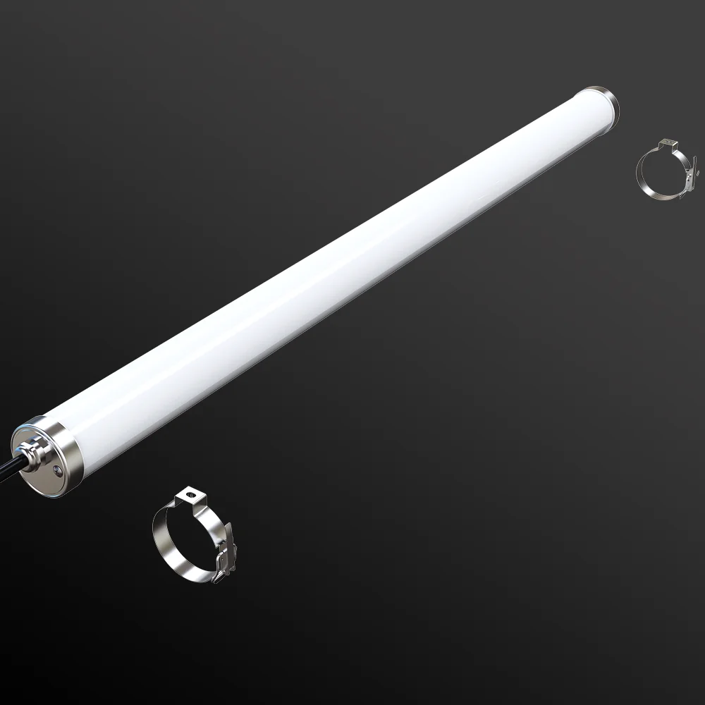 
Shinelong ENEC CE IP68 IP69K Plastic Waterproof Led Tri Proof Light NSF for Food Factory 120 Degree PC Housing 3000-6000 PF>0.95 