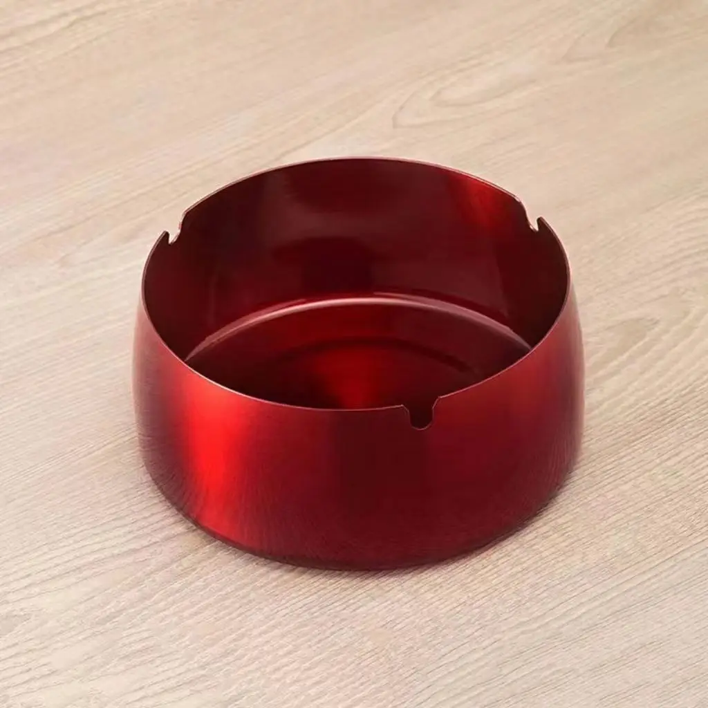 Stainless Steel Thicken Heighten Ashtray for Hotels Bars Restaurants Outdoor Patio Durable Metal Ash Tray Cigarette Holder R2259