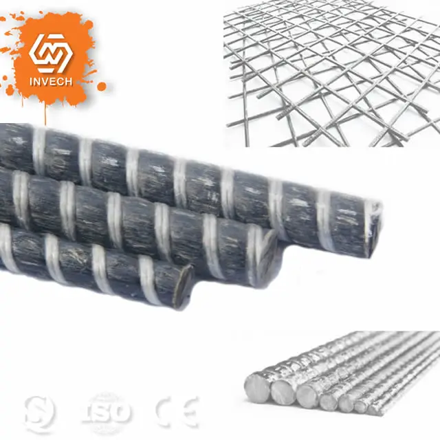 Invech High Strength Construction Basalt Composite Rebar Basalt Fiber Reinforced Polymer Rebar