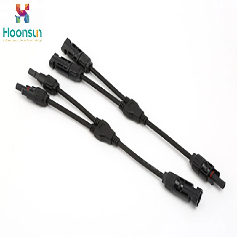 Waterproof IP67 Y1/2  Power Solar Wire Connector Y-Branch Solar Connector for Solar PV Panel System