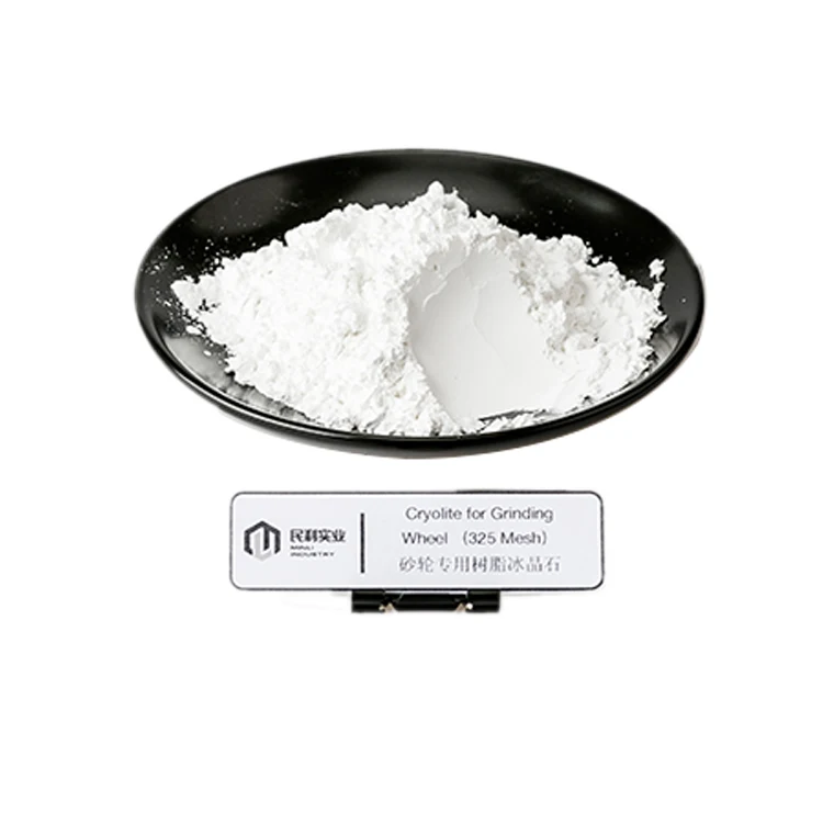 high purity white powder raw material Cryolite for Grinding Wheel
