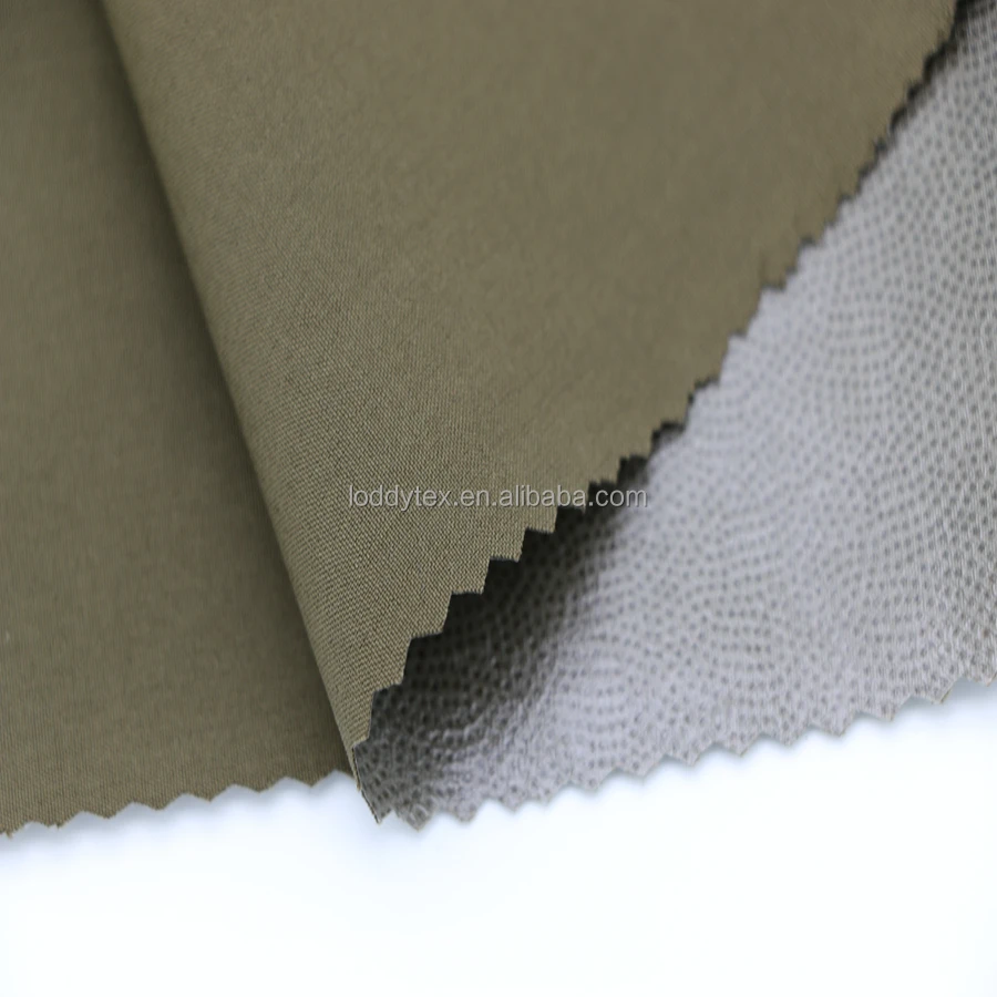 Loddytex GRS Eco Friendly Recycled Polyester 4 Way Stretch Fabric with TPU Bonded