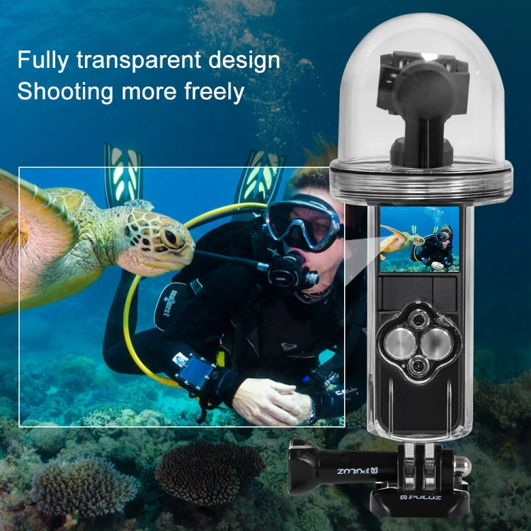 Дропшиппинг PULUZ 60 м подводный водонепроницаемый корпус чехол для дайвинга DJI Osmo Карманная камера