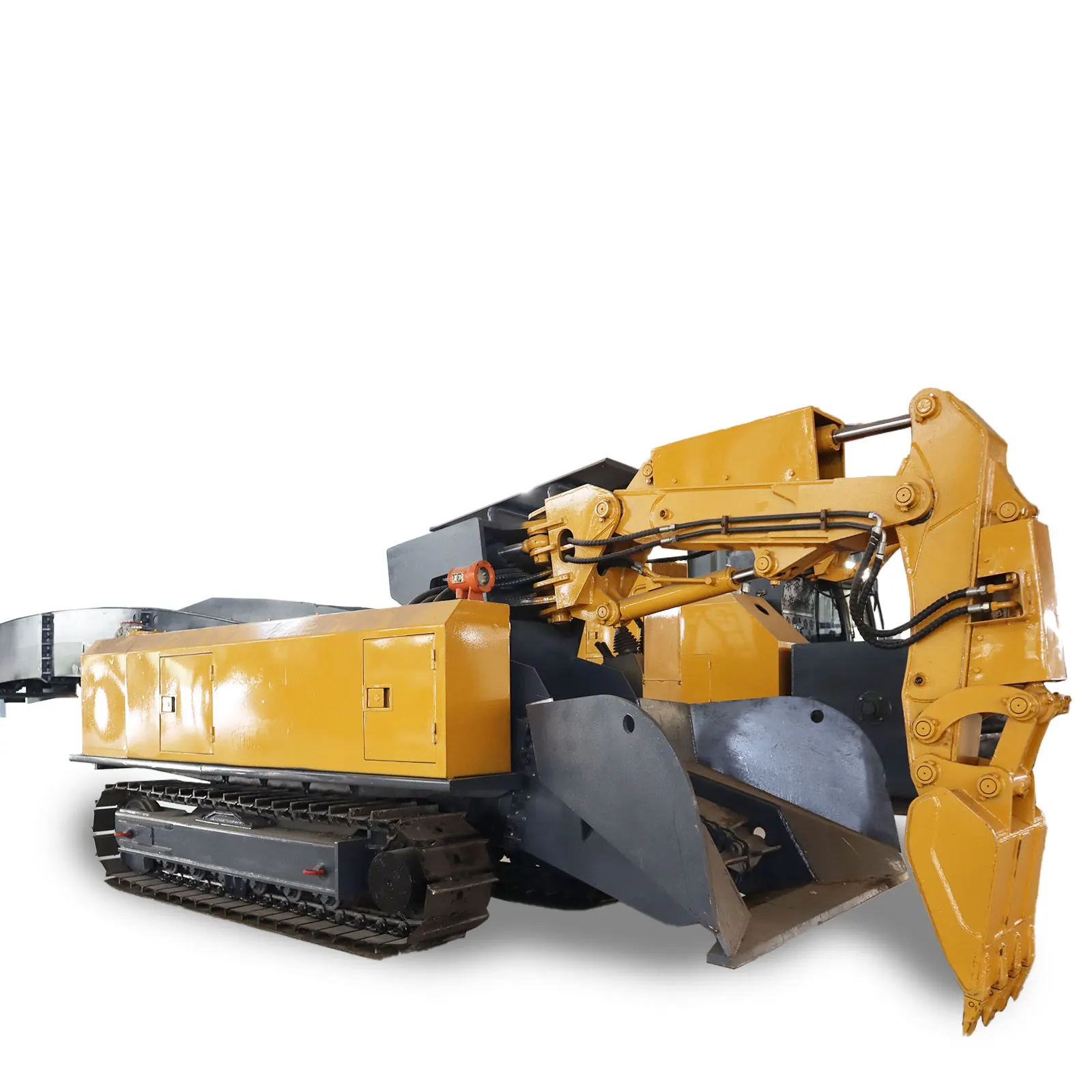 The  electric full hydraulic control system and production device of tunnel machine Haggloader continuous loader
