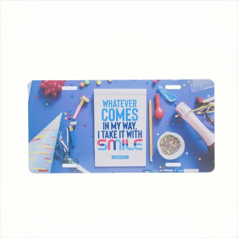 Qualisub Sublimation License Plate for Custom Printing