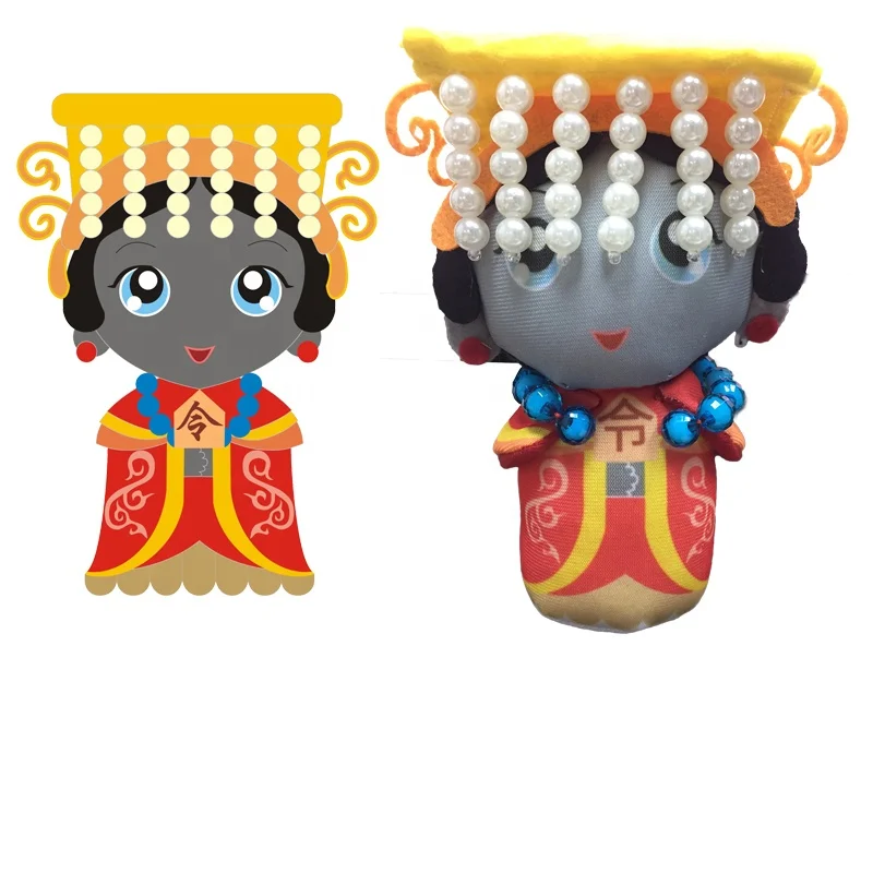 Низкий минимальный заказ Oem Шанхай пользовательские человеческие плюшевые куклы с шляпой