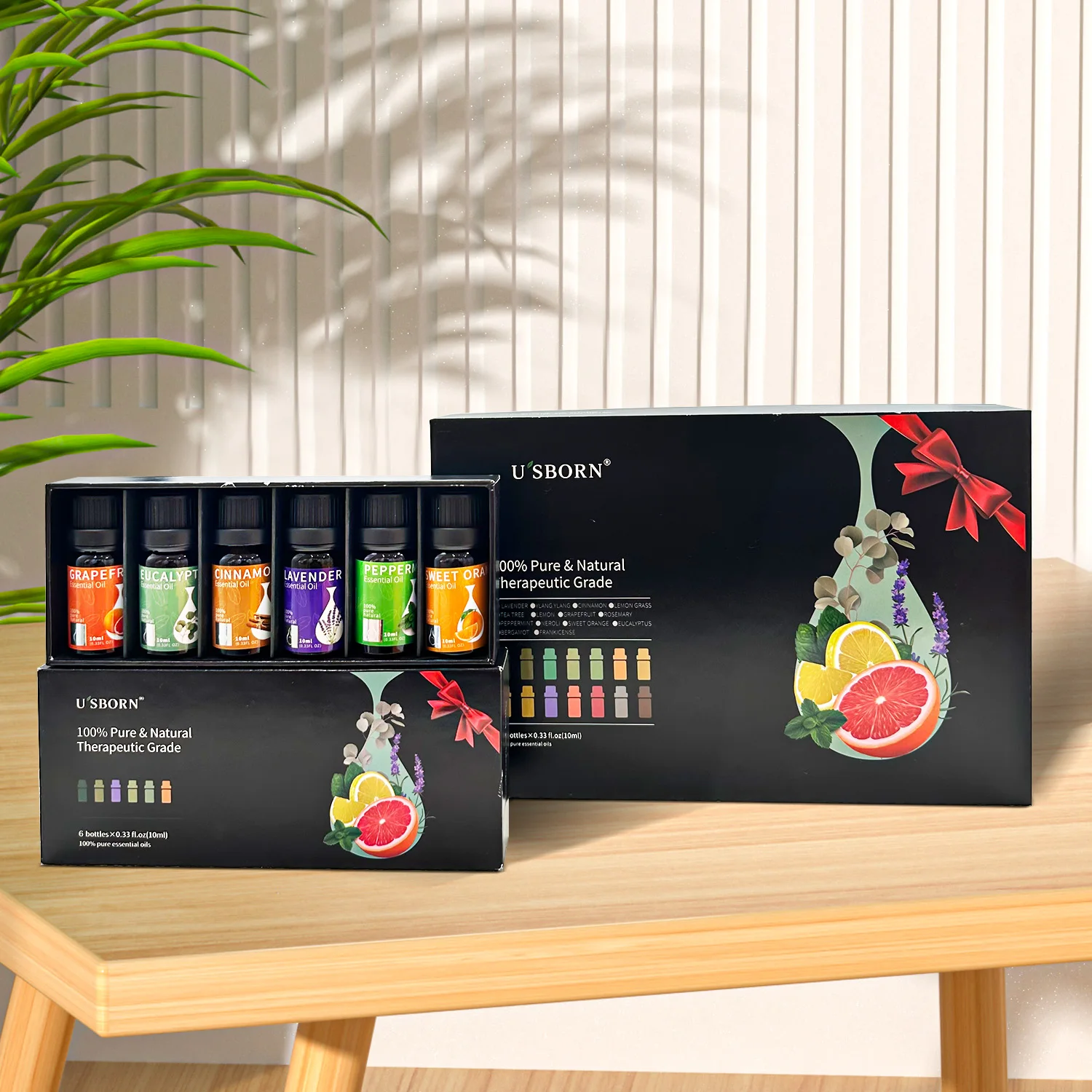 Best-Selling Premium Home Spa Aromatherapy with Rosemary Eucalyptus Peppermint Essential Oils for Relaxation and Stress Relief