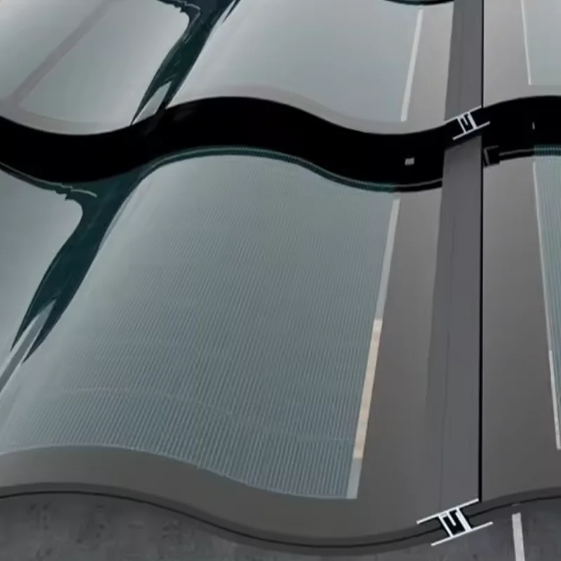 2024 Changsun Curved Solar Roofing Slate Tiles Shingle BIPV Photovoltaic Power System Hot Selling Home MPPT Controller
