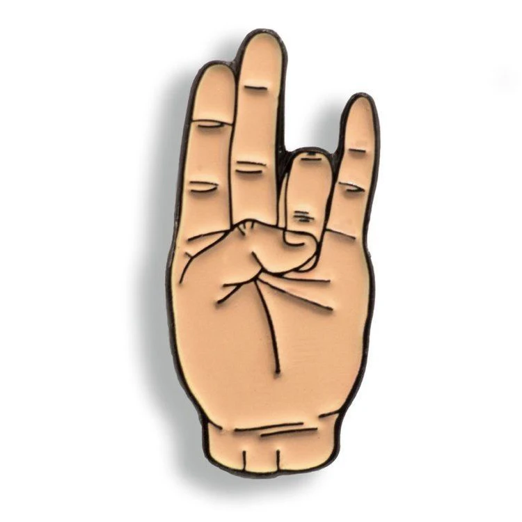 Bulk purchase metal crafts finger enamel pins custom Shocker Hippie Weed Festival Lapel 710 Enamel 420 Dab Pin