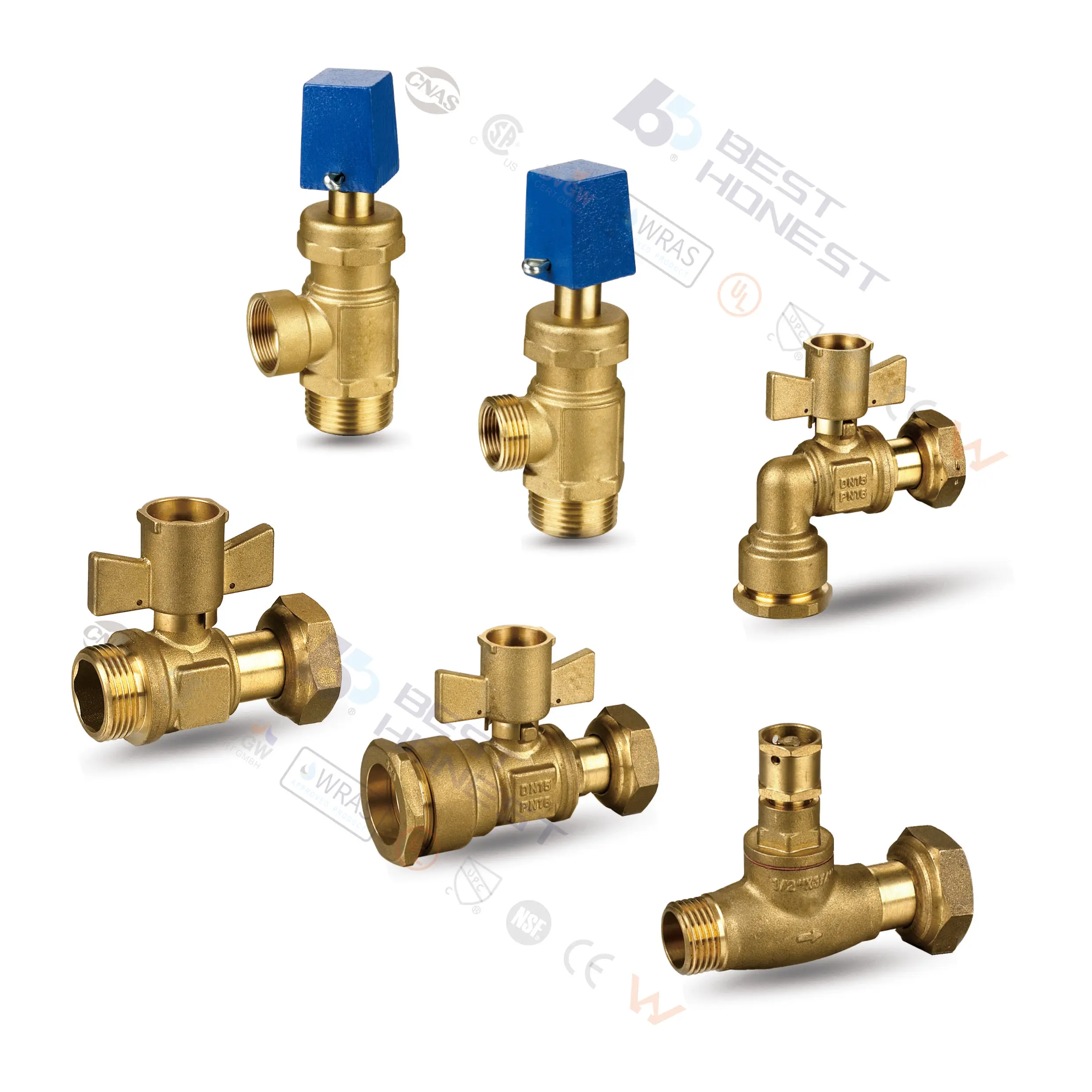 DZR CW602N  Brass Shut-off Valve For Municipal Sewage Systems