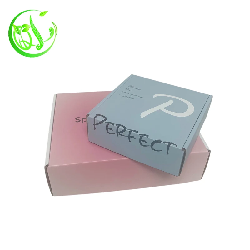 Recyclable paper boxes food kraft packaging cardboard gift boxes kraft paper folding paper colored aircraft box