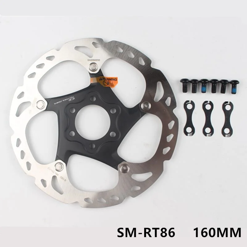 Диск тормозной SHIMANO XT SM RT86, ротор дискового тормоза RT56 RT66 RT86 RT79, 6 болтов, для горных велосипедов SHIMANO RT86 160 мм 180 мм MTB