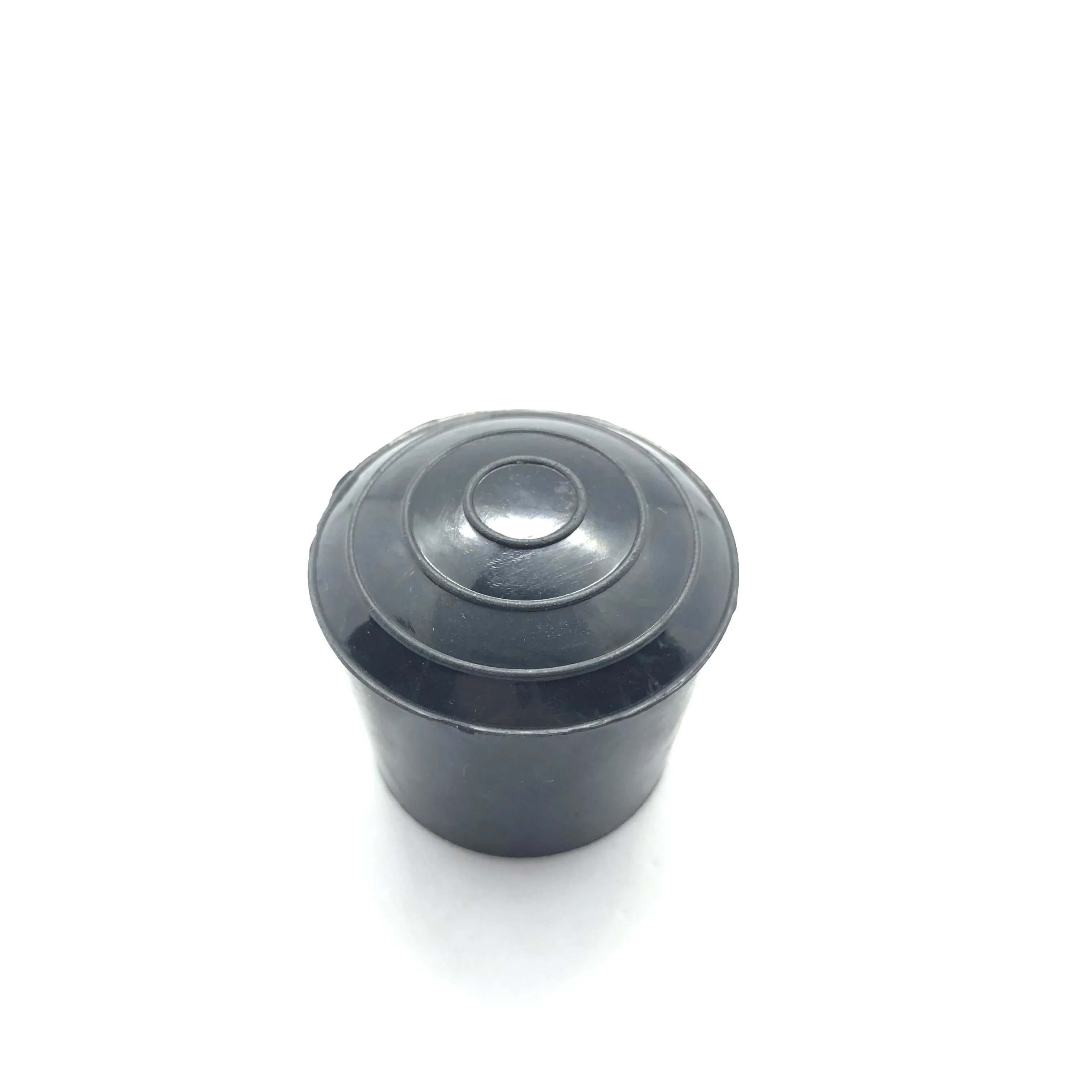 Черный круглый силиконовый резиновый чехол для мебели с наконечниками ножек стула