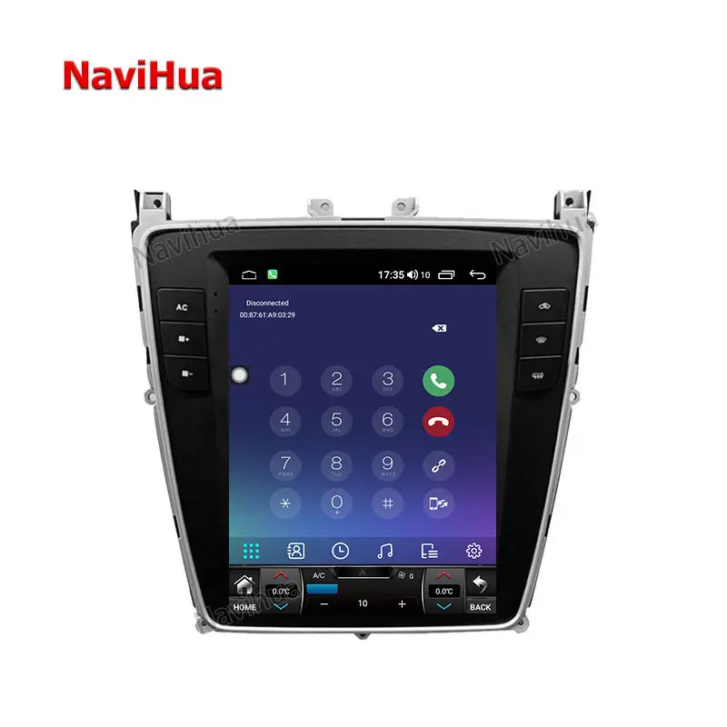Navihua 12.1 Inch Touch Screen Android 12 Auto Radio Car Stereo Multimedia DVD Player for Bentley Continental Flying Spur 2004+