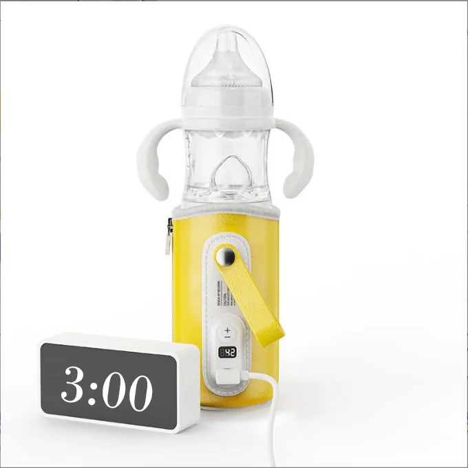 Mumlove Hot Selling Warm Milk Bottle 240ML Smart Functional Bebe Biberon with USB New Arrival Unique Luxury Warm Baby Bottle Set