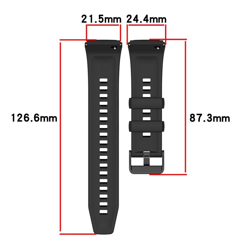 Smartwatch Silicone Bracelet Waterproof Sport Watch Band Straps For Huawei Watch GT5 Pro 46mm