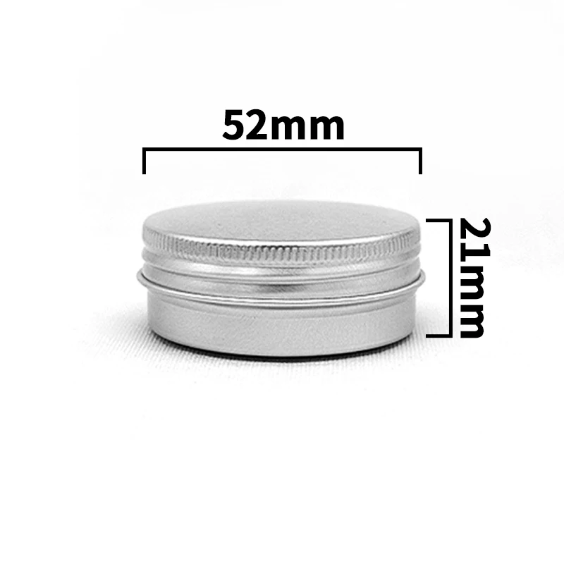 Factory Price 30g/1OZ Round Aluminum Tin Cans Round Metal Cosmetic Container Aluminum Container For Balm Lip