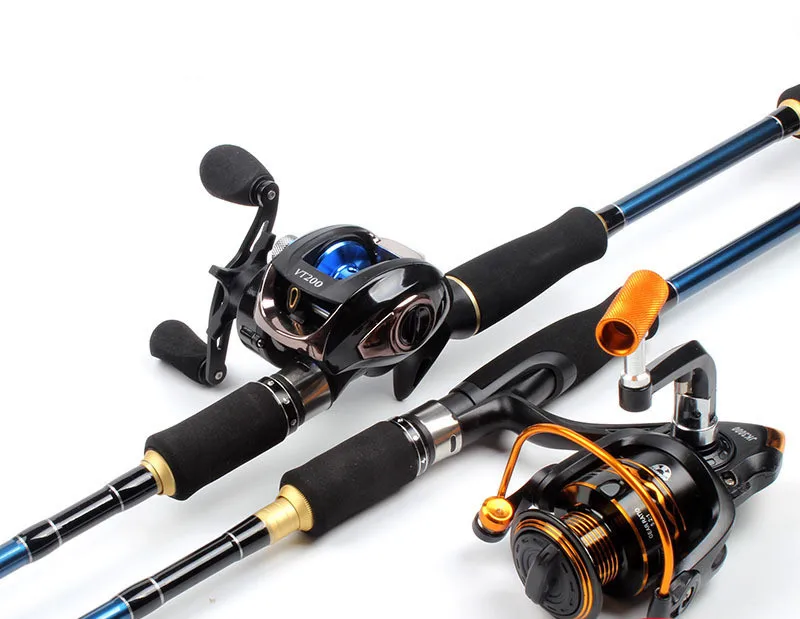Набор катушек для спиннинга, регулируемая Ультралегкая телескопическая рыболовная удочка из углеродного волокна, с узором