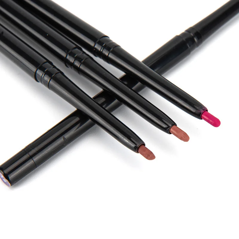 OEM Cosmetic Auto Rotating Lip Liner Best Selling Waterproof Lip Liner Pencil Private Label Creamy Lipliner Set