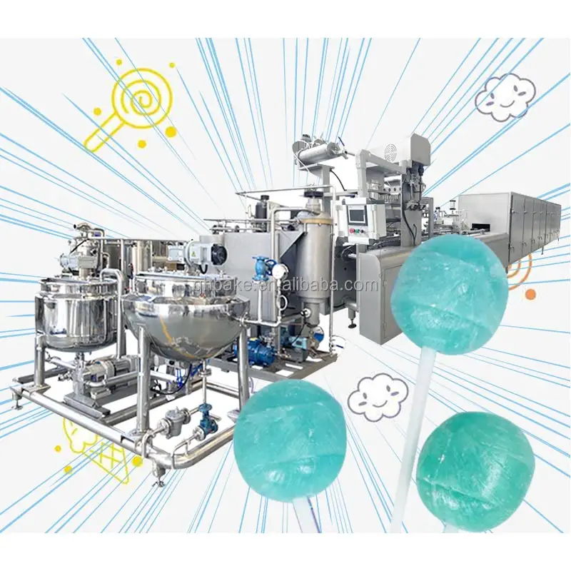 fully automatic small capacity lollipop manufacturing line lollipop-manufacture-machine lollipop machine made in china