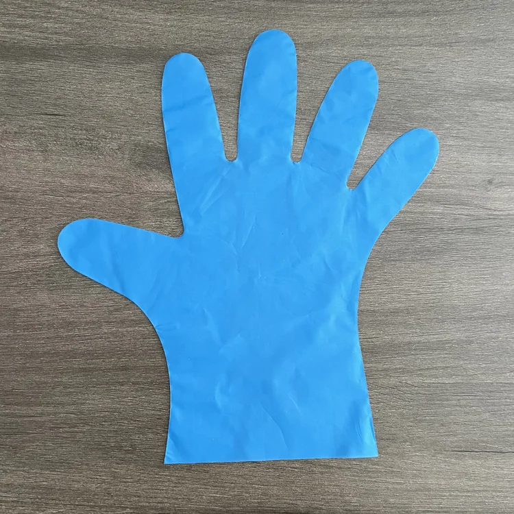 Factory Wholesale TPE HDPE PE Powder Free for Food Household Cleaning Plastic Disposable Vinyl Gloves