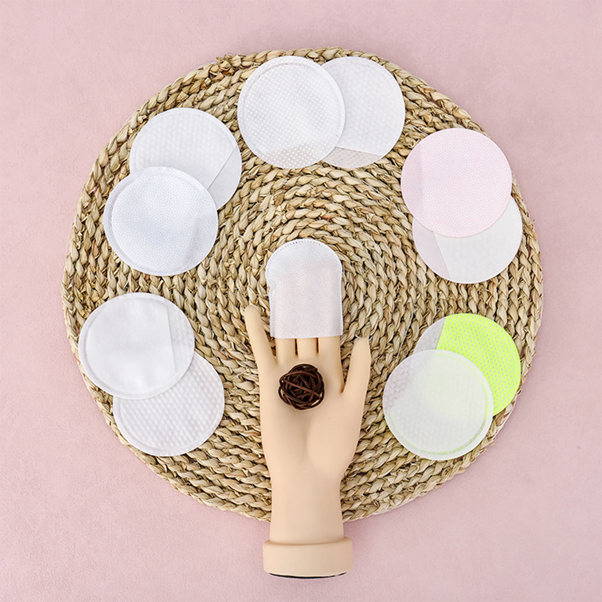 100% Biodegradable Cotton Makeup Remover Pads Cotton Pads for Face Non Woven Cotton Pad in Stock