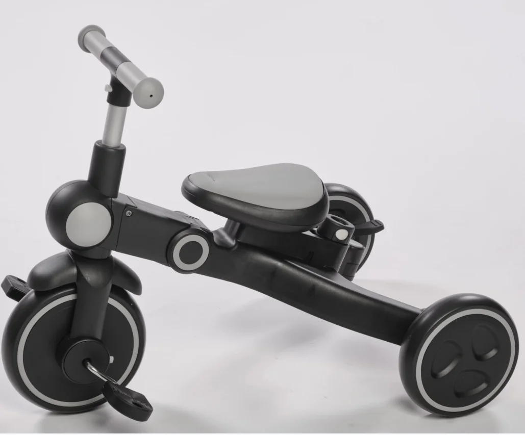 BEBELUX EN71 High Quality Fold and Multi-functional Toddler Balance bike with parent pusher for over 6 months baby riding